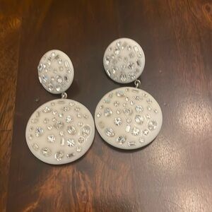 Dannijo white earrings